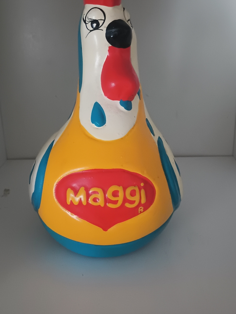 Maggi Branded Chicken Figurine - Yellow, Red, Blue